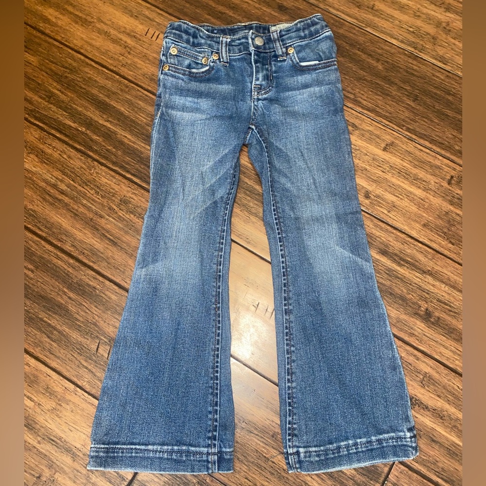 Ralph Lauren Toddler Flare Jeans – Adjustable Waist – Size 4T